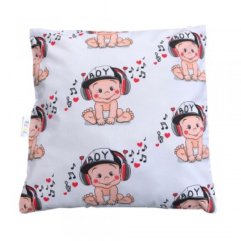 Poszewka czarny zygzak