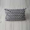 Poszewka zygzak czarny