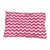 Poszewka  zygzak czerwony