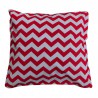 Poszewka dekoracyjna zygzak czerwony