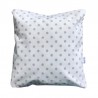 Poszewka dekoracyjna kropki szare