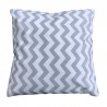 Poszewka dekoracyjna zygzak szary