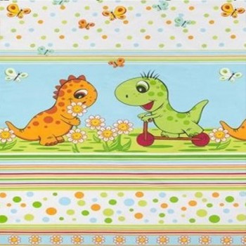 Prześcieradło na leżak dinozaury
