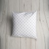 Poszewka dekoracyjna kropki szare