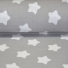 Poduszka puszysta do łóżeczka gwiazdki białe