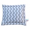 Poduszka płaska zygzak szary