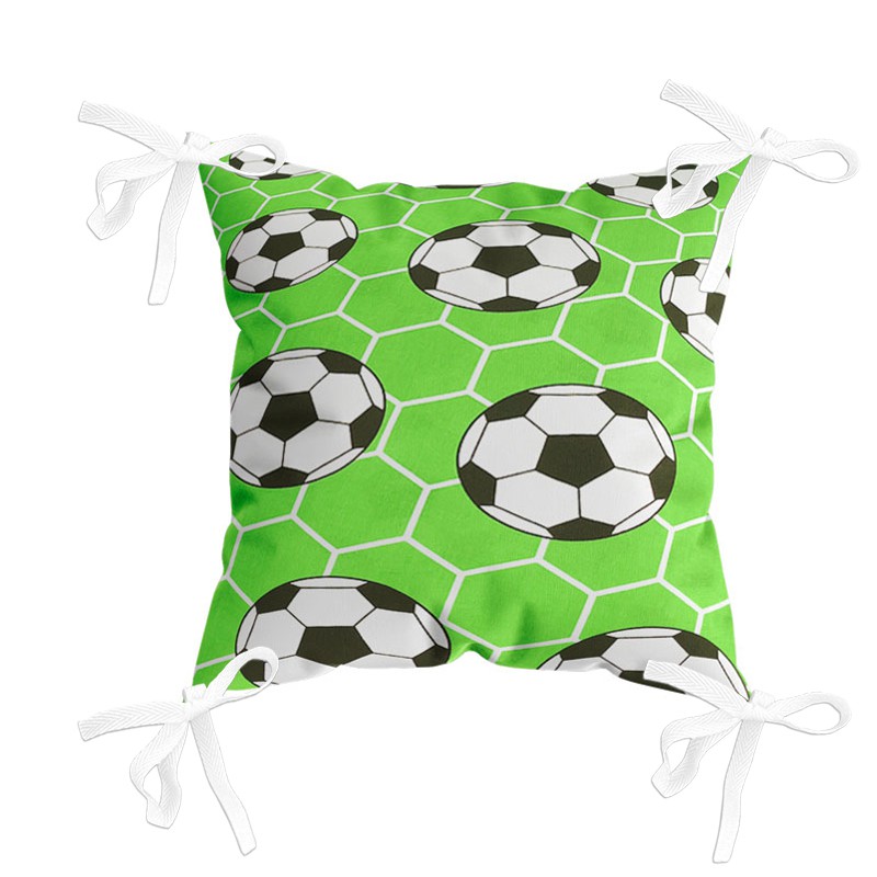 Poduszka piłki na zielonym