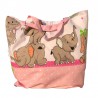 Torba słonie z różowymi uszami
