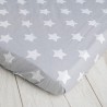 Prześcieradło dostawka gwiazdki białe